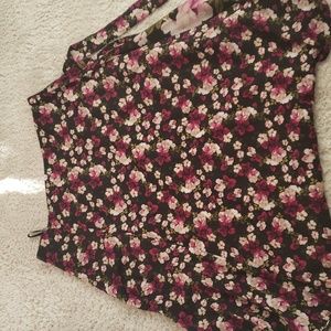 NWT Calvin Klein Floral Skirt SZ 16